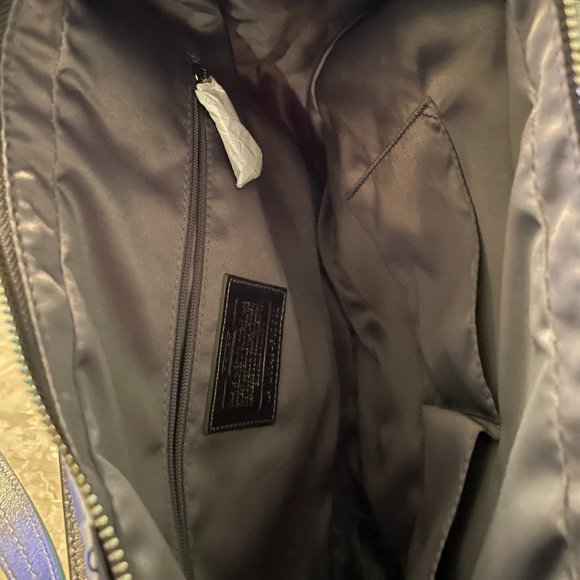 NWT - Coach Snaphead Print Sateen Alexandra Satchel Crossbody Handbag F17582 - Picture 4 of 5